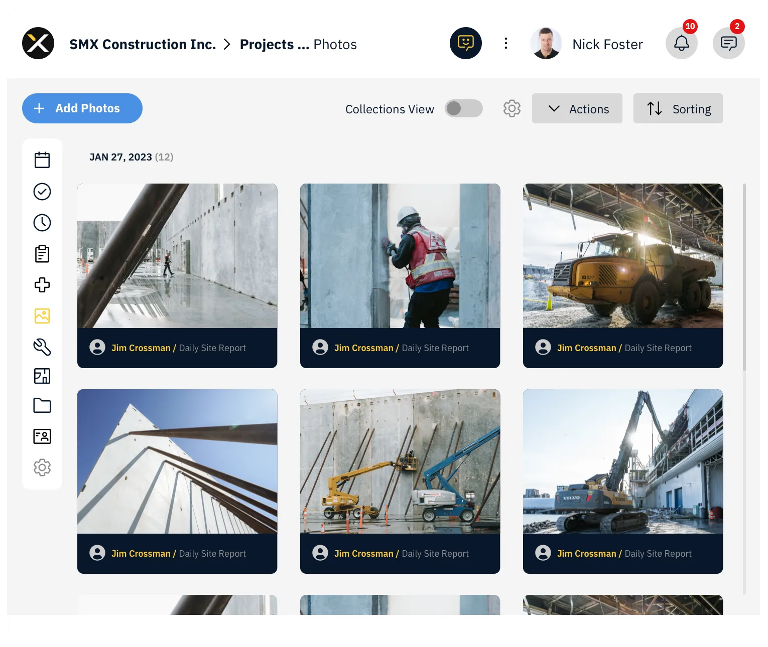 Photos Dashboard